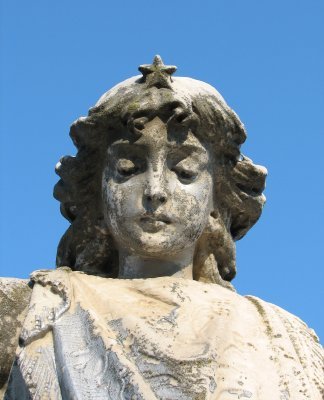 Angel watching over the grave of Mary Tarlton, 1879-1897 (Fort Worth, 2006)